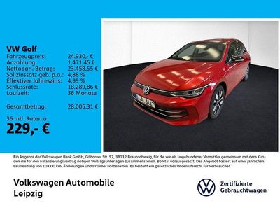 Gebraucht VW Golf VIII Goal 116 PS (85 kW) 2025 Rot Limousine