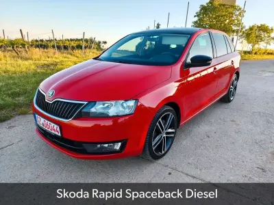 Używany Skoda Rapid Emotion Plus 116 KM (85 kW) 2015 Czerwony Hatchback