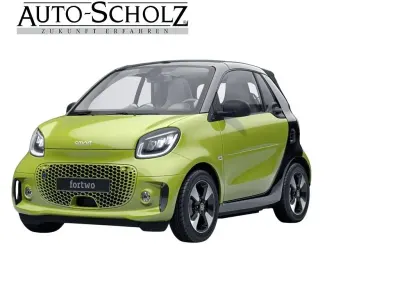 Używany Smart ForTwo Electric Drive Exclusive 60 kW (82 KM) 2021 Zielony Kabriolet