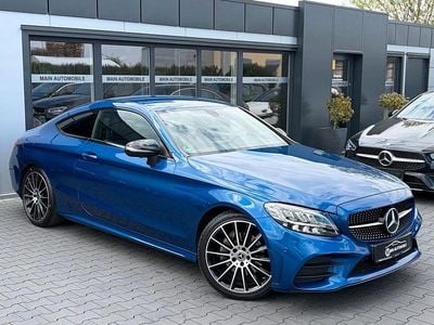 Usata Mercedes C200 AMG 184 CV (135 kW) 2022 Blu Coupé