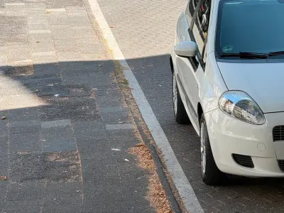 Gebraucht Fiat Punto 2008 Weiß Kleinwagen