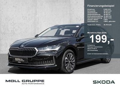 Schwarz Gebraucht 2025 Skoda Superb Selection Kombi | 35.370 € (Superpreis)