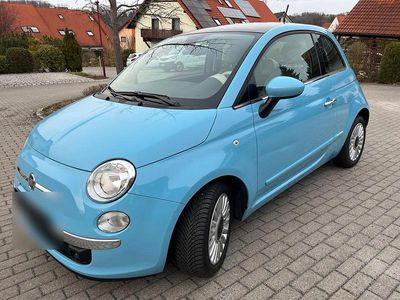 Gebraucht Fiat 500 Lounge 86 PS (63 kW) 2013 Blau Kleinwagen
