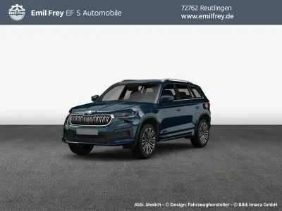 Gebraucht Skoda Kodiaq Clever 150 PS (110 kW) 2021 Lava blue metallic SUV