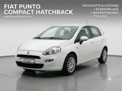 Gebraucht Fiat Punto Pop 77 PS (56 kW) 2012 Weiß Kleinwagen