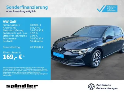 Gebraucht VW Golf VIII Active 150 PS (110 kW) 2023 Deep black perleffekt Limousine