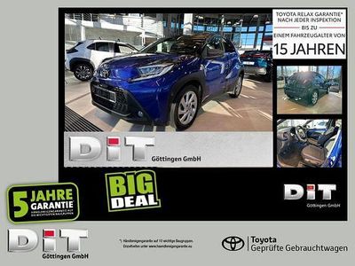Gebraucht Toyota Aygo X Comfort 72 PS (52 kW) 2022 Juniper blue metallic/ night sky black SUV