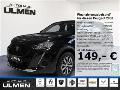 Gebraucht Peugeot e-2008 Active 100 kW (136 PS) 2022 Schwarz SUV