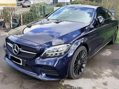 Gebraucht Mercedes C200 AMG line 184 PS (135 kW) 2018 Blau Coupé