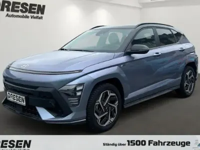 Gebraucht Hyundai Kona N Line 141 PS (103 kW) 2024 Blau SUV