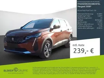 Gebraucht Peugeot 5008 Allure 131 PS (96 kW) 2023 Braun SUV