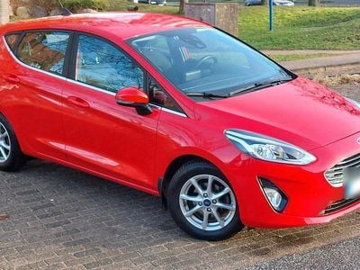 Second-hand Ford Fiesta Titanium 86 CP (63 kW) 2021 Roșu Hatchback
