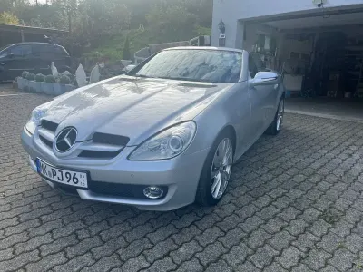 Gebraucht Mercedes SLK200 184 PS (135 kW) 2008 Silber Cabrio
