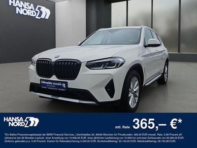 Gebraucht BMW X3 Sport Line 190 PS (139 kW) 2022 Weiss / alpinweiss SUV