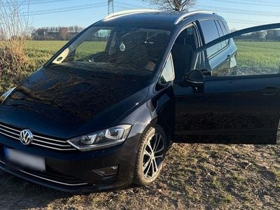 Gebraucht VW Golf Sportsvan Allstar 150 PS (110 kW) 2017 Schwarz Van / Kleinbus