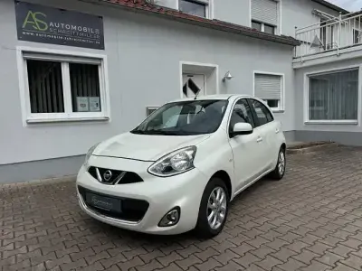 Gebraucht Nissan Micra Acenta 80 PS (58 kW) 2017 Weiß Kleinwagen