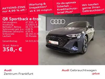 Second-hand Audi Q8 e-tron Advanced 250 kW (340 CP) 2023 Gri SUV
