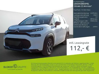 Gebraucht Citroën C3 Aircross Shine 110 PS (80 kW) 2023 Weiß SUV