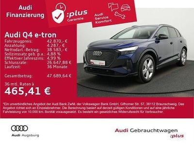 Gebraucht Audi Q4 e-tron Advanced 210 kW (286 PS) 2024 Blau SUV