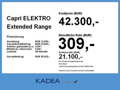 Neu Ford Capri Extended Range 210 kW (286 PS) 2025 Agate black SUV