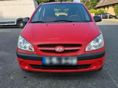 Gebraucht Hyundai Getz 67 PS (49 kW) 2008 Rot Kleinwagen