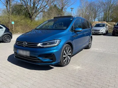 Gebraucht VW Touran Highline 190 PS (139 kW) 2016 Blau Van / Kleinbus