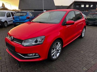 Gebraucht VW Polo Highline 110 PS (80 kW) 2015 Flashrot Kleinwagen