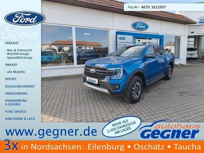 Neu Ford Ranger Wildtrack 279 PS (205 kW) 2026 Blau Pickup