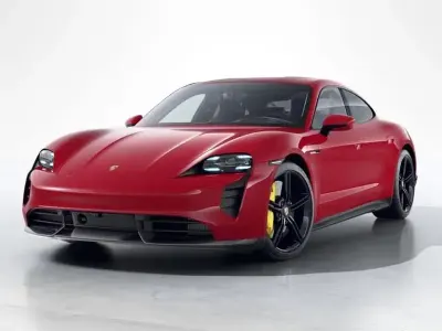 Occasion Porsche Taycan Turbo S Sport 559 kW (761 PK) 2021 Rood Sedan