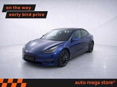 Usado Tesla Model 3 Performance 392 kW (534 HP) 2022 Azul Sedan