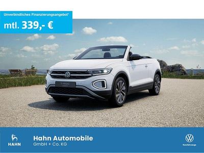 Gebraucht VW T-Roc Cabriolet 150 PS (110 kW) 2026 Pure white uni schwarz Cabrio