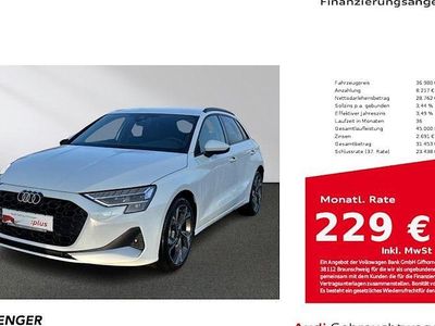Gebraucht Audi A3 Advanced Plus 150 PS (110 kW) 2025 Gletscherweiß Limousine