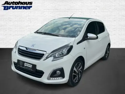 Gebraucht Peugeot 108 Top! Collection 72 PS (52 kW) 2020 Weiß Kleinwagen
