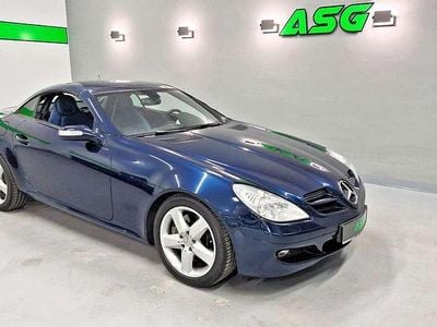 Usata Mercedes SLK350 272 CV (200 kW) 2004 Blu Cabrio