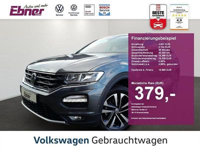 Gebraucht VW T-Roc IQ Drive 150 PS (110 kW) 2019 Indiumgrau/schwarz (metallic) SUV