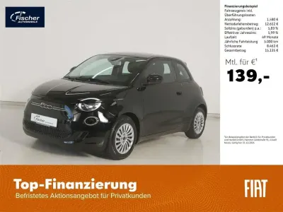 Gebraucht Fiat 500e Action 69 kW (95 PS) 2022 Schwarz Limousine