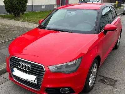 Brugt Audi A1 Ambition 86 HK (63 kW) 2011 Rød Hatchback