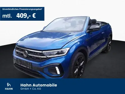 Gebraucht VW T-Roc Cabriolet R-line 150 PS (110 kW) 2023 Ravennablau metallic Cabrio