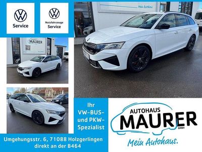 Gebraucht Skoda Octavia RS 265 PS (194 kW) 2024 Moonweiß perleffekt Kombi