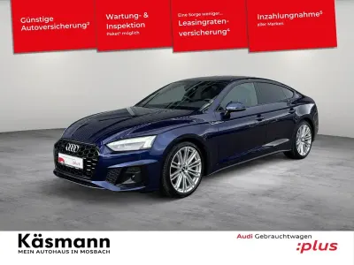 Gebraucht Audi A5 Sportback Ambiente 204 PS (150 kW) 2022 Navarrablau metallic Kleinwagen