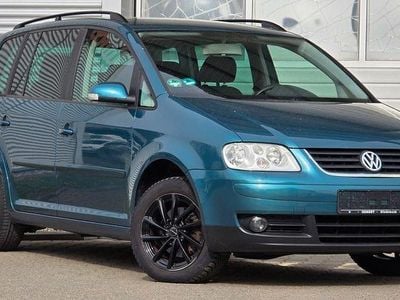 Gebraucht VW Touran Trendline 116 PS (85 kW) 2004 Blau Van / Kleinbus