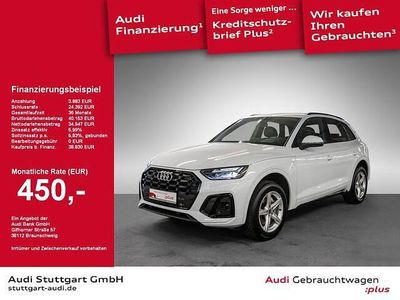 Gebraucht Audi Q5 S-Line 204 PS (150 kW) 2022 Gletscherweiß SUV