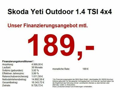gebraucht Skoda Yeti Outdoor 1.4 TSI 4x4
