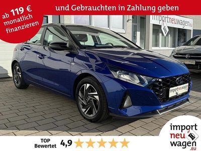 Gebraucht Hyundai i20 Intro Edition 101 PS (74 kW) 2021 Blau Kleinwagen