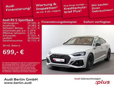 Gebraucht Audi RS5 Sportback Ambiente 450 PS (330 kW) 2024 Siambeige met. Limousine