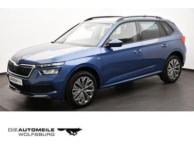 Gebraucht Skoda Kamiq Clever 95 PS (69 kW) 2021 Titanblau metallic SUV