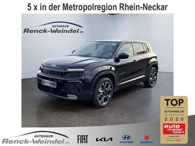 Neu Jeep Avenger EV Summit 114 kW (156 PS) 2025 Solid black clear coat SUV