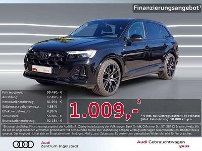 Schwarz metallic Gebraucht 2025 Audi Q7 S-Line SUV | 99.490 €