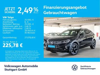 Brugt VW Taigo R-line 150 HK (110 kW) 2025 Sort SUV
