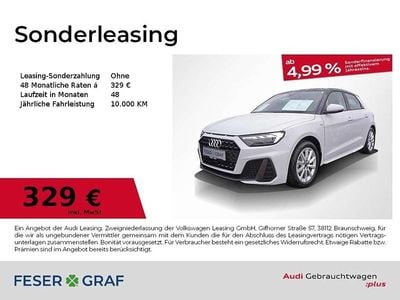 Gebraucht Audi A1 Sportback S-Line 116 PS (85 kW) 2025 Gletscherweiß Kleinwagen